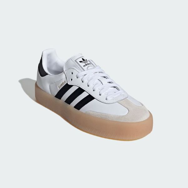 Кросівки чоловічі Adidas Sambae White Black Gum (IG5744), 37, WHS, 1-2 дні