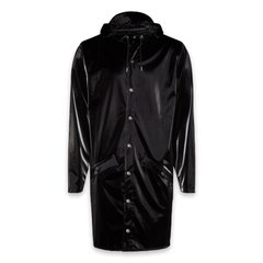 Куртка унисекс Rains Long Jacket Velvet (1202-VELVETBLACK), S/M, WHS, 1-2 дня