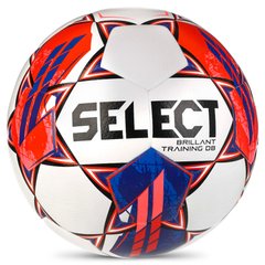 М'яч Select Brillant Training Db (SELECT BRILLANT TRAINING DB (FIFA BASIC) V23 WHITE- RED), 5, WHS, 10% - 20%, 1-2 дні