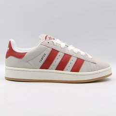 Кроссовки женские Adidas Campus 00S Crystal White Better Scarlet (GY0037), 38, WHS, 1-2 дня