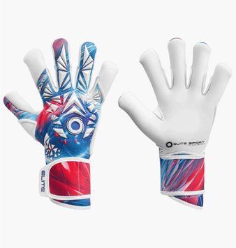 Футбольні рукавиці чоловічі Elite Sport Elite Sport Quartz White/Blue (ELITE-QUARTZ), 3XS, WHS, 10% - 20%, 1-2 дні