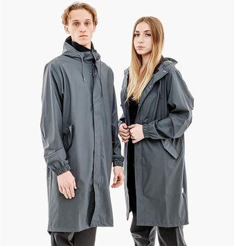 Куртка унисекс Rains Jackets Grey (1814-SLATE), 2XS/XS, WHS, < 10%, 1-2 дня