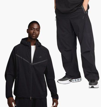 Спортивный костюм мужской Nike Tech Woven Black (HM7151-010__HM7158-010), L, WHS, 1-2 дня