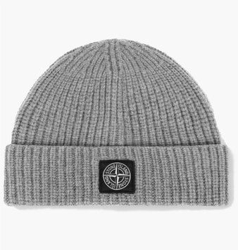 Шапка Stone Island Logo Patch Ribbed Beanie Grey (K2S15N100012S00B4-V0M6B), One Size, WHS, 10% - 20%, 1-2 дня