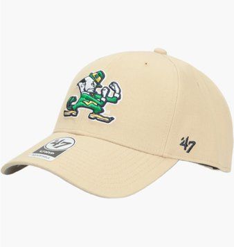 Кепка 47 Brand Notre Dame (MVP1100WBV-KH), OSFA, WHS, < 10%, 1-2 дня
