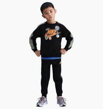 Спортивный костюм детской Nike Fleece Tracksuit Black/Grey (86N497-023), 3, WHS, 1-2 дня
