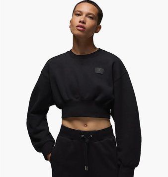 Кофта жіночі Jordan Flight Fleece Black (FV7152-010), M, WHS, > 50%, 1-2 дні