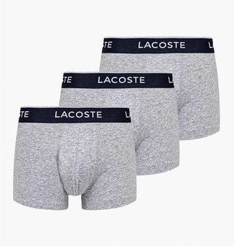 Трусы-боксерки мужские Lacoste Boxers (3 ) Grey (5H1300-51), L, WHS, 1-2 дня