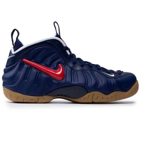 navy red foamposite