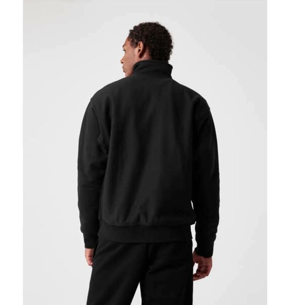 Кофта чоловіча Carhartt Wip American Script Half Zip Sweatshirt Black (I027014-89XX), M, WHS, < 10%, 1-2 дні