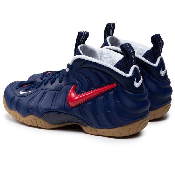 Кросівки чоловічі Nike Air Foamposite Pro Navy Red (CJ0325-400), 40, WHS, 1-2 дні