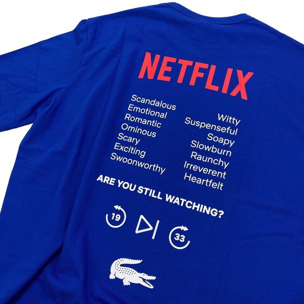 Футболка чоловіча Lacoste Netflix Loose Fit Organic Cotton T-Shirt (TH7343), XL, WHS, 10% - 20%, 1-2 дні