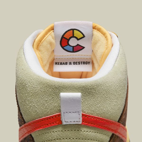 Кроссовки женские Nike Sb Dunk High Color Skates Kebab And Destroy (CZ2205-700), 36, WHS, 10% - 20%, 1-2 дня
