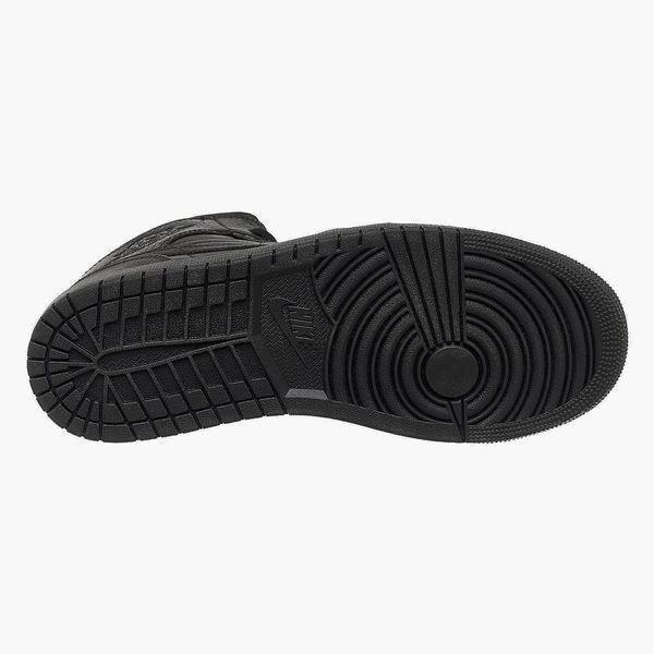 Кросівки чоловічі Jordan 1 Mid Triple Black (554724-091), 41, OFC, 40% - 50%, 1-2 дні