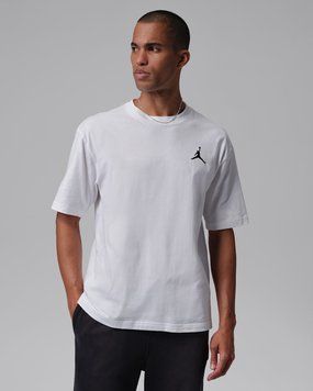 Футболка чоловіча Jordan Embroidered Jumpman T-Shirt (IF5566-100), L, OFC, 30% - 40%, 1-2 дні