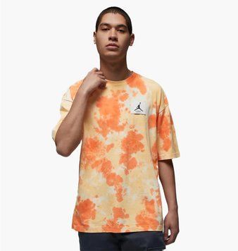Футболка мужская Jordan Essentials Mens Oversized Graphic T-Shirt Orange/Beige (DX9583-112), M, WHS, 30% - 40%, 1-2 дня