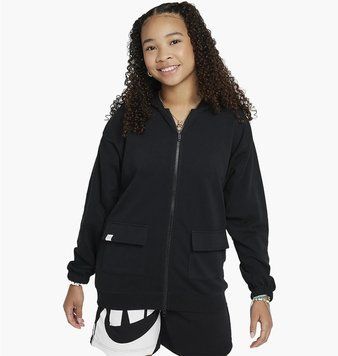 Светр підлітковий Nike Nsw Df Flc Ovrszd Hdy Dnce (FZ5549-010), L, WHS, 30% - 40%, 1-2 дні