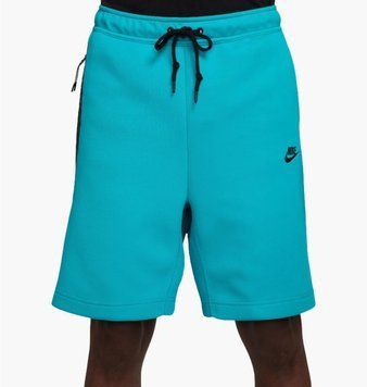 Шорти чоловічі Nike Tech Fleece Turquoise (FB8171-345), 2XL, WHS, < 10%, 1-2 дні