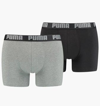 Труси-боксерки чоловічі Puma Basic Boxer (2 ) Black/Grey (906823-05), 2XL, WHS, < 10%, 1-2 дні