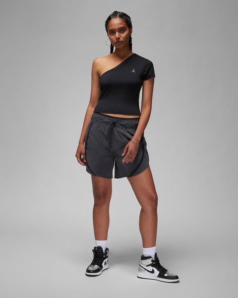Спортивний топ жіночий Jordan Asymmetrical Short-Sleeve Top (DV1267-010), M, WHS, 10% - 20%, 1-2 дні