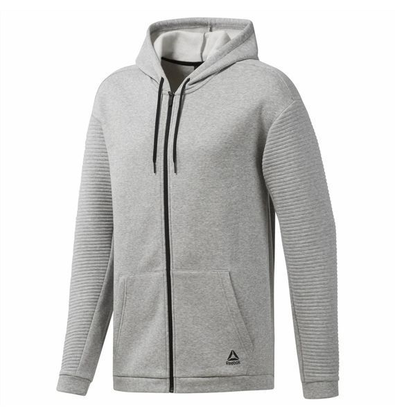 Кофта мужская Reebok Workout Ready Full-Zip Fleece (EC0897), M, WHS, < 10%, 1-2 дня