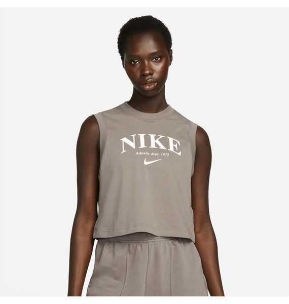 Майка жіноча Nike Sportswear Womens Tank Grey (DV0340-289), S, WHS, 1-2 дні
