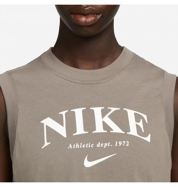 Майка жіноча Nike Sportswear Womens Tank Grey (DV0340-289), S, WHS, 1-2 дні