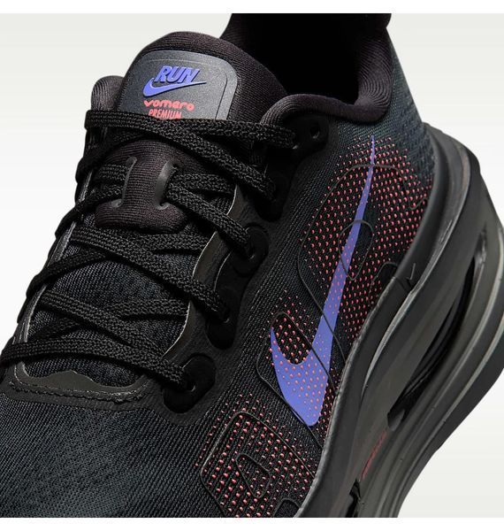 Кросівки жіночі Nike Vomero Premium Womens Road Running Shoes Black/Blue (HM5973-002), 36.5, WHS, 1-2 дні