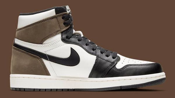 Кроссовки мужские Jordan 1 Retro High Dark Mocha (555088-105), 44.5, WHS, 10% - 20%, 1-2 дня