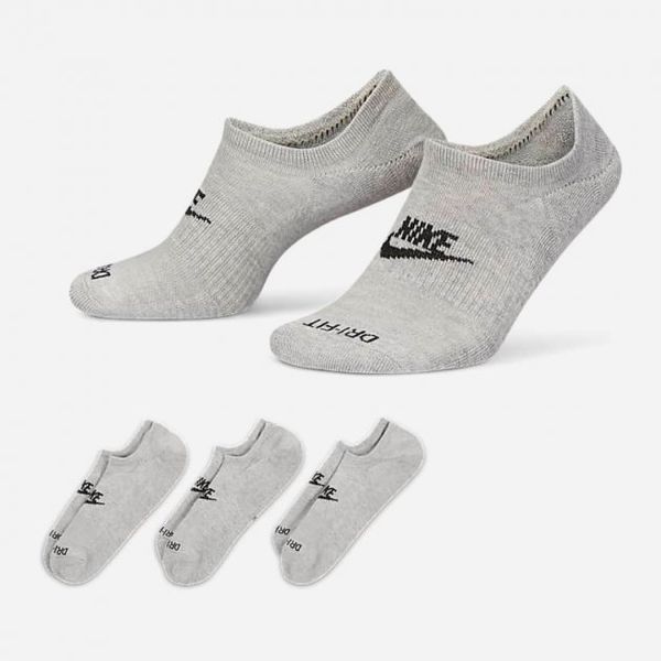 Носки Nike U Nk Evryday Plus Cush Footie (DN3314-063), 42-46, WHS, 30% - 40%, 1-2 дня