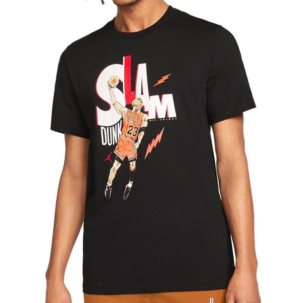 Футболка чоловіча Jordan Game 5 Men's T-Shirt - Black (DH8948-010), 2XL, WHS