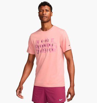 Футболка чоловіча Nike M Nk Df Tee Run Division (FJ2356-618), M, WHS, 40% - 50%, 1-2 дні