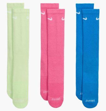 Носки Nike Everyday Plus Cushioned Crew Multi (3 ) (SX6888-969), 38-42, WHS, 30% - 40%, 1-2 дня