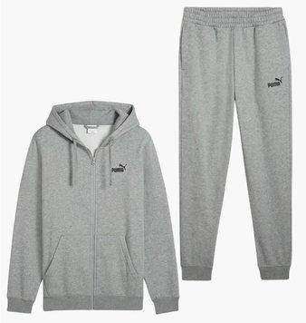 Спортивный костюм мужской Puma Essentials No. 1 Logo Grey (682586-03__682606-03), L, WHS, 1-2 дня