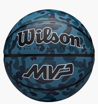 Баскетбольный мяч Wilson Mvp Camo Bskt Blue Size5 (WZ3018702XB5), 5, WHS, < 10%, 1-2 дня