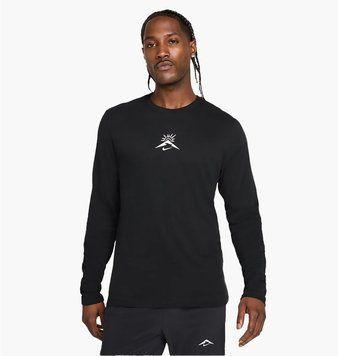 Кофта мужская Nike Df Ls Trail Ssnl Black (HJ3601-010), L, WHS, 20% - 30%, 1-2 дня