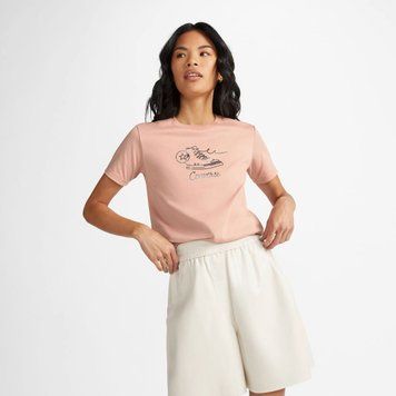 Футболка жіноча Converse Seasonal Sneaker Inspo Ss Tee (10024537-296), S, WHS, 20% - 30%, 1-2 дні