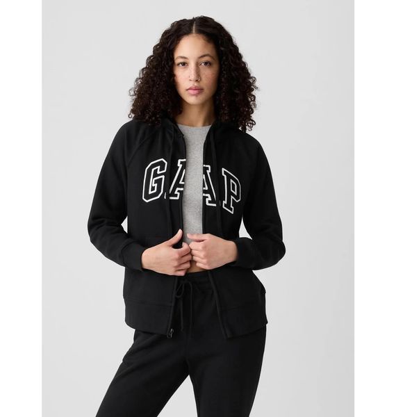 Кофта женские Gap Fullzip Logo Black (463503-02), XL, WHS, < 10%, 1-2 дня