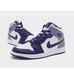 Фотография Кроссовки детские Jordan Air 1 Mid White/Violet (DQ8423-515) 5 из 7 в Ideal Sport