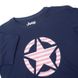Фотография Футболка женская Jeep T-Shirt Oversize Star Striped Print Turn (O102613-A184) 3 из 3 в Ideal Sport