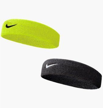 Повязка на голову Nike Black/Neon (NNN07-2NB), One Size, WHS, < 10%, 1-2 дня