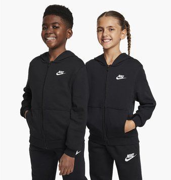 Светр дитячий Nike Club Fleece Older French Terry Full-Zip Hoodie (FD3017-010), L, WHS, 10% - 20%, 1-2 дні
