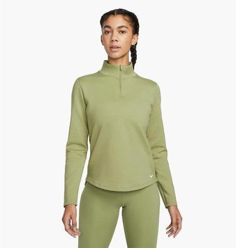 Кофта женские Nike Therma-Fit One Womens Long-Sleeve 1/2-Zip Top Olive (DD4945-334), XS, WHS, 1-2 дня