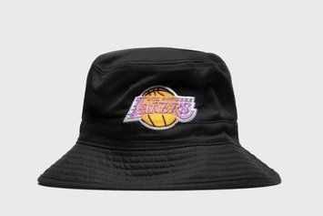 Панама Mitchell & Ness Los Angeles Lakers Black Bucket Men's Hat (BUCKFH21HW016-LALBLCK), L/XL, WHS, < 10%, 1-2 дні