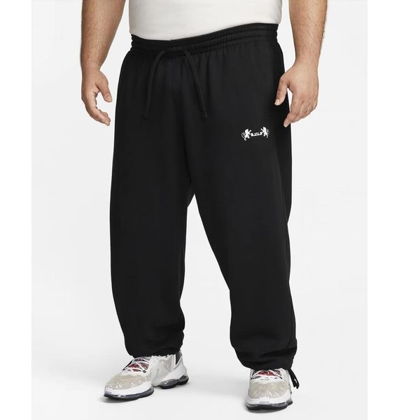 Брюки чоловічі Nike Spodnie Lj M Nk Open Hem Brsh Flc Pnt Nba (FB7127-010), 2XL, WHS, < 10%, 1-2 дні