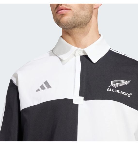 Кофта чоловіча Adidas All Blacks Rugby Culture Black/White (IZ0288), XS, WHS, 10% - 20%, 1-2 дні