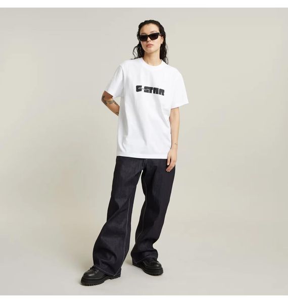 Футболка унисекс G-Star Raw Script Ts White (D25682-C336-110), XL, WHS, 10% - 20%, 1-2 дня