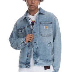 Куртка чоловіча Carhartt Wip Saledo Jacket (I031925-BLUE-LIGHT-USED-WASH), M, WHS, 1-2 дні