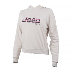 Кофта жіночі Jeep Hooded Cropped Sweatshirt Striped Print (O102609-J863), L, WHS, 1-2 дні