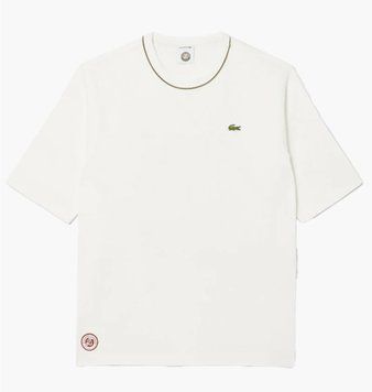 Футболка мужская Lacoste Roland-Garros Edition Jersey T-Shirt White (TH8757-51-70V), XL, WHS, < 10%, 1-2 дня